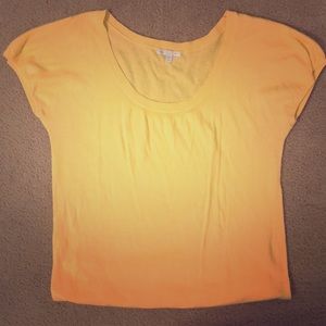 Canary yellow Gap sweater